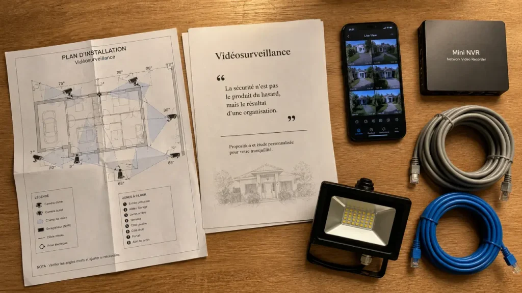 Devis vidéosurveillance : prix, caméras IP et conformité avant de signer