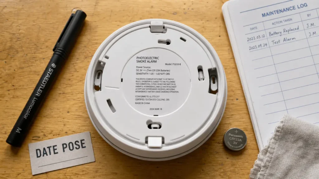 Durée de vie d’un détecteur de fumée : test sonore, date de remplacement