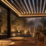 Éclairer une pergola : bandeaux LED indirects sous lames, sans éblouir