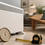 Puissance radiateur électrique par m2 : 70 à 100 W/m²