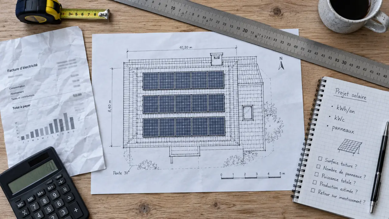 Combien de panneau solaire pour une maison de 80m2 : plan toiture et budget