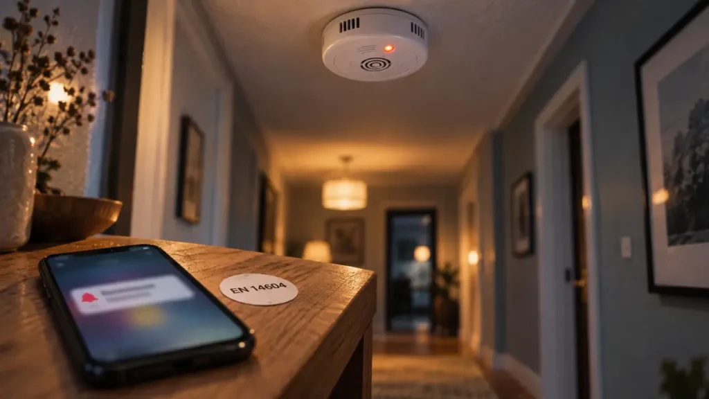 Détecteur de fumée connecté : alerte fumée à distance sur smartphone