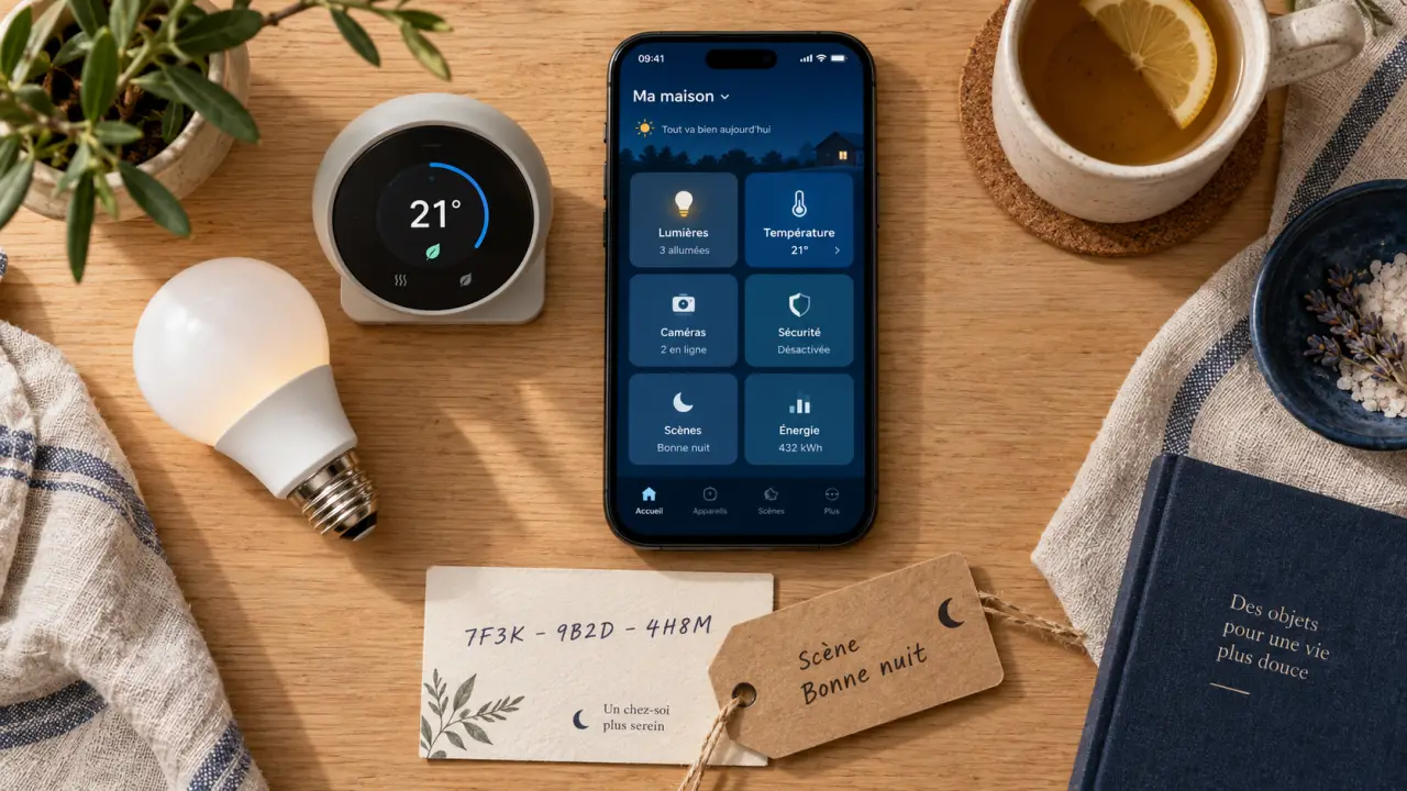 HomeKit : app Maison pour automatiser la scène Bonne nuit