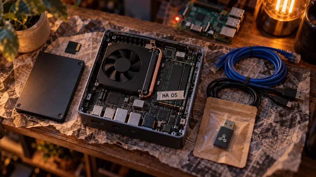 Installation home assistant OS sur mini-PC avec SSD et microSD