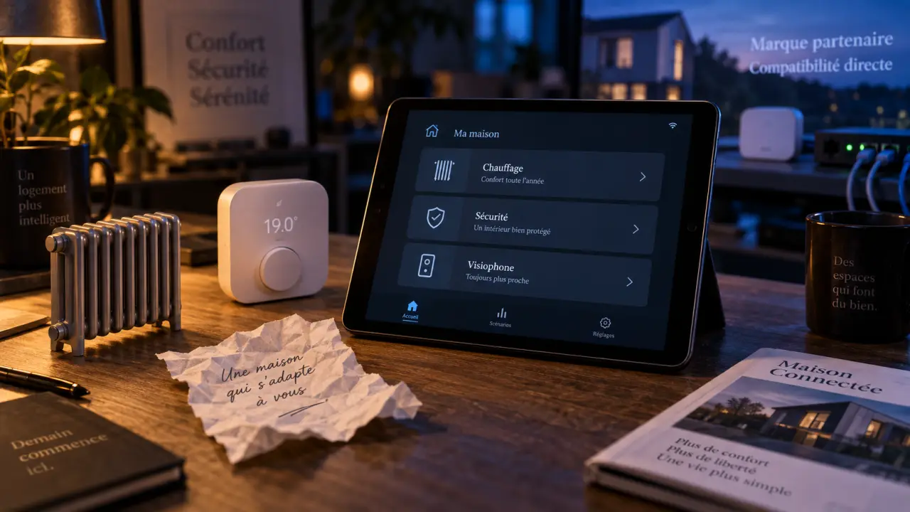 Objets connectés compatibles avec enki : compatibilité modèle par modèle, interface chauffage et sécurité