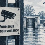 Affiche surveillance par caméra : Zone sous vidéosurveillance