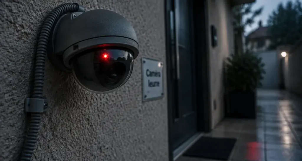 Caméra de surveillance factice : elle dissuade parfois, mais ne protège pas seule