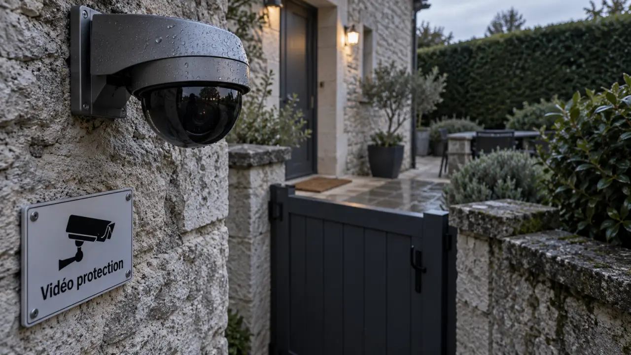 Peut-on mettre une caméra de surveillance chez soi : caméra extérieure et panneau vidéo protection